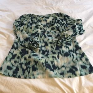 Halogen Watercolor Blouse